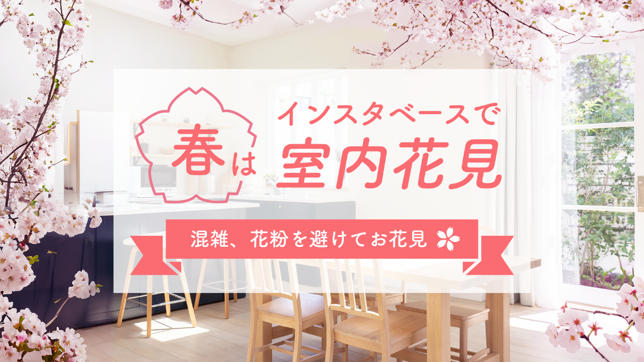 室内花見で次回使える1,000円OFFクーポンプレゼント🎁✨